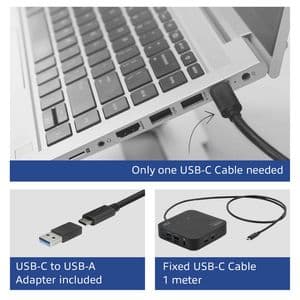 Picture 8 of Dockingstation ACT USB-C Dual Monitor met Power Delivery