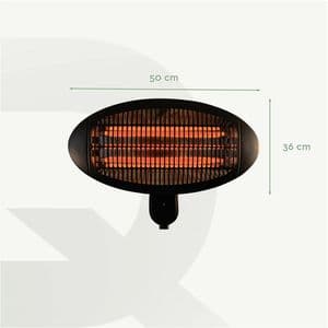 Picture 2 of Terrasverwarmer BRASQ PHW100 hangend elektrisch