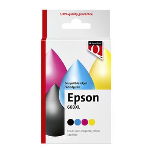 Picture 1 of Inktcartridge Quantore alternatief tbv Epson 603XL zwart + 3 kleuren