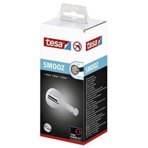 Picture 3 of Reserverolhouder tesa® Smooz hoogglans verchroomd metaal zelfklevend