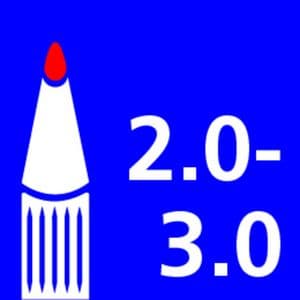 Picture 1 of Textielmarker edding 4500 rond 2-3mm rood