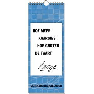 Picture 1 of Verjaardagskalender Loesje 6 32x13cm
