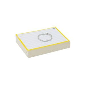 Picture 1 of Flashcards A7 Geel incl. clipring 50 vel
