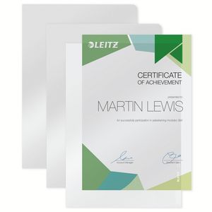 Picture 3 of Insteekmap L-model Leitz Premium lasnaad copy safe 0.15mm PVC A4 transparant 100 stuks