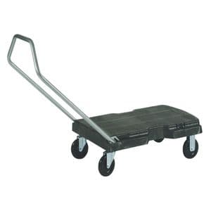 Picture 1 of Transportkar Rubbermaid Triple Trolley inklapbaar 227kg zwart