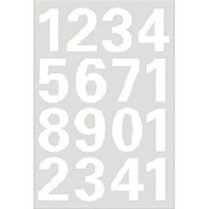 Picture 1 of Etiket HERMA 4170 25mm getallen 0-9 wit