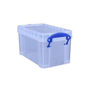 Picture 1 of Opbergbox Really Useful 2.1 liter 240x130x125mm transparant wit