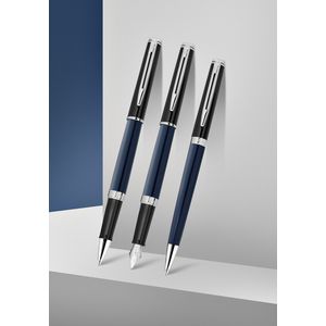 Picture 6 of Vulpen Waterman Hémisphère Colour Blocking black en blue CT fijn