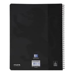 Picture 2 of Spiraalblok Oxford Touch A4 ruit 5x5mm 140 pagina's 80gr zwart
