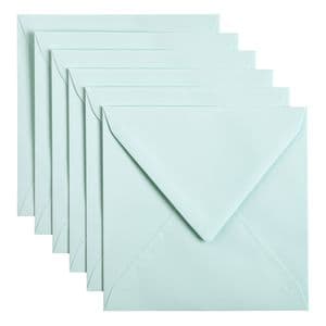 Picture 1 of Envelop Papicolor 140x140mm zeegroen pak à 6 stuks