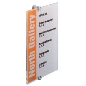 Picture 1 of Deurbordje Durable crystal sign 4825 210x297mm