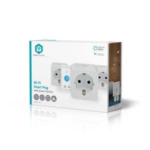 Picture 2 of Slimme stekker Nedis Smartlife Wifi 3 stuks wit