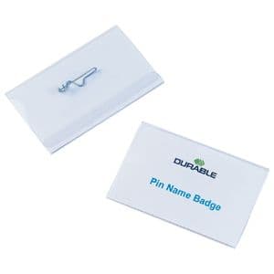 Picture 1 of Badge Durable 8004 met speld 54x90mm