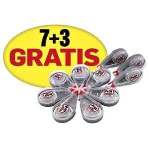 Picture 5 of Correctietape Pritt Mini Flex 4.2mmx7m promo pack à 7+3 gratis