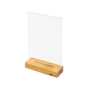 Picture 1 of Menukaarthouder IEZZY T tafeldisplay A5 hout
