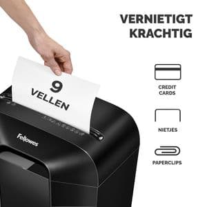 Picture 2 of Papiervernietiger Fellowes Powershred LX50 snippers 4x37mm zwart