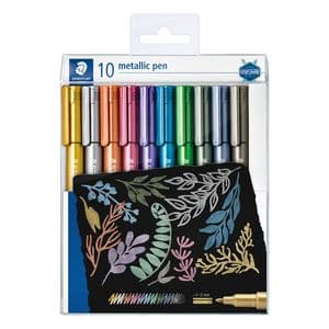 Picture 1 of Gelpen Staedtler metallic etui à 10 kleuren