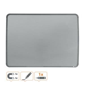 Picture 3 of Whiteboard Nobo Slim Line 43x58cm zilver
