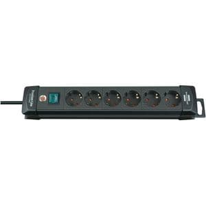 Picture 1 of Stekkerdoos Brennenstuhl Premium 6 voudig 3 meter zwart
