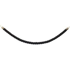 Picture 1 of Afzetkoord Securit 150cm zwart met goudkleurige knop