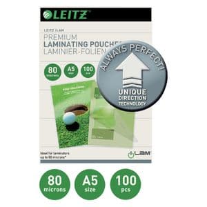 Picture 2 of Lamineerhoes Leitz iLAM A5 2x80micron 100 stuks