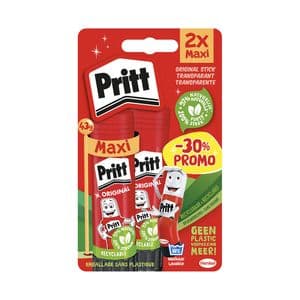 Picture 1 of Lijmstift Pritt Stick Original 43gr blister à 2 stuks Promo
