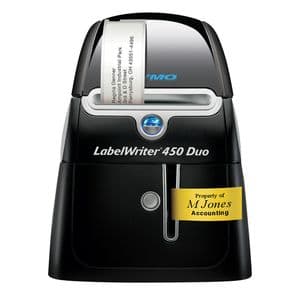 Picture 2 of Labelprinter Dymo LabelWriter 450 Duo desktop zwart