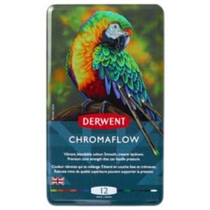 Picture 1 of Kleurpotloden Derwent Chromaflow set à 12 kleuren