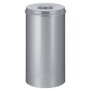 Picture 1 of Papierbak met vlamdover Vepabins 50liter 33.5cm grijs