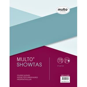 Picture 1 of Showtas Multo A5 17-gaats PP 0.08mm nerf 10 stuks