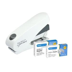Picture 1 of Nietmachine Rapesco Germ-Savvy Less Effort Eco Luna antibacterieel wit