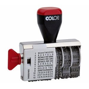 Picture 1 of Woord-datumstempel Colop 04000/WD 12 teksten