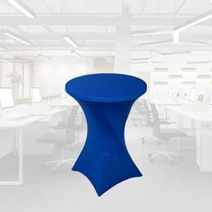 Picture 5 of Tafelrok BRASQ voor statafel 80cm blauw