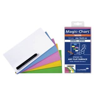 Picture 1 of Magic-chart notes Legamaster 10x20cm assorti 500 vel