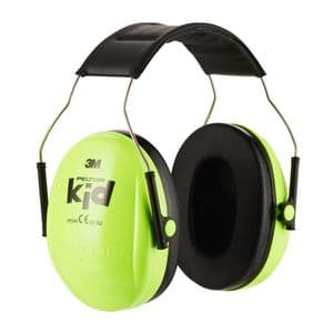 Picture 3 of Oorkap 3M Peltor voor kinderen H510AK (87-98 dB) neongroen