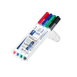 Picture 2 of Whiteboardmarker Staedtler 301 rond assorti 1mm 4stuks