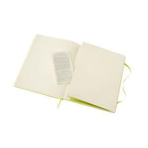 Picture 5 of Notitieboek Moleskine XL 190x250mm lijn hard cover lemon green