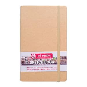 Picture 1 of Schetsboek Talens Art Creation 80 witte vellen 140gr 130x210mm kraft