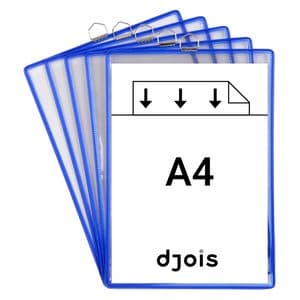 Picture 2 of Zichtpanelenframe hangend Tarifold A4 blauw 5 stuks