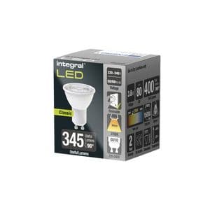 Picture 2 of Ledlamp Integral GU10 2700K warm wit 3.6W 400lumen