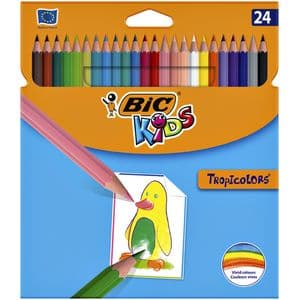 Picture 1 of Kleurpotloden BicKids Tropicolors assorti blister à 24 stuks