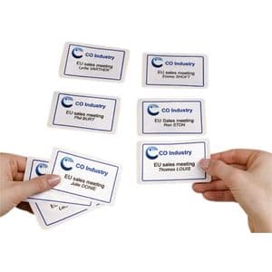 Picture 5 of Naambadge etiket Avery L4787-20 80x50mm blauw kader 200 stuks