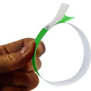 Picture 2 of Polsband Combicraft Tyvek groen 100 stuks