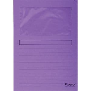 Picture 2 of Venstermap Exacompta Forever L-model 120gr paars 100 stuks