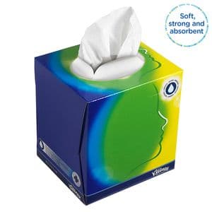 Picture 4 of Facial tissues Kleenex kubus 3-laags 56 vel wit 8825