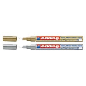 Picture 1 of Paintmarker edding 780 op oliebasis 0.8mm goud blister à 1 stuk