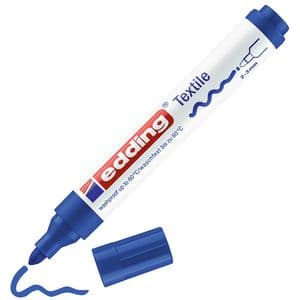 Picture 2 of Textielmarker edding 4500 rond 2-3mm blauw