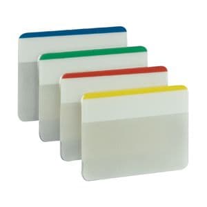 Picture 2 of Indextabs Post-it 686F1 38x50.8mm strong recht assorti 24 tabs