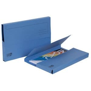 Picture 3 of Pocketmap Exacompta Clean'Safe A4 400gr blauw 5 stuks