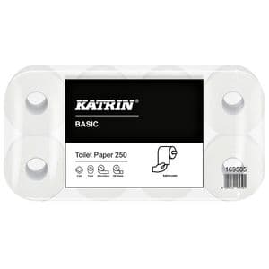 Picture 2 of Toiletpapier Katrin 2-laags 250 vel naturel 169505
